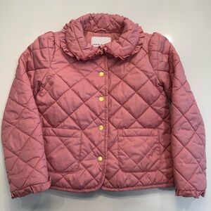 Janie and Jack Pink Quilted Puffer Jacket